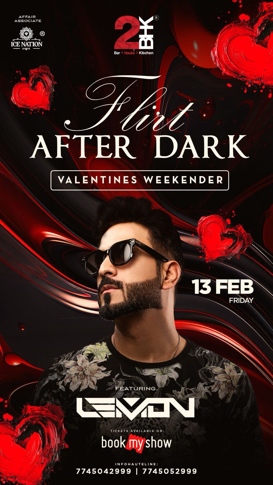 Flirt After Dark — Valentines Weekender poster